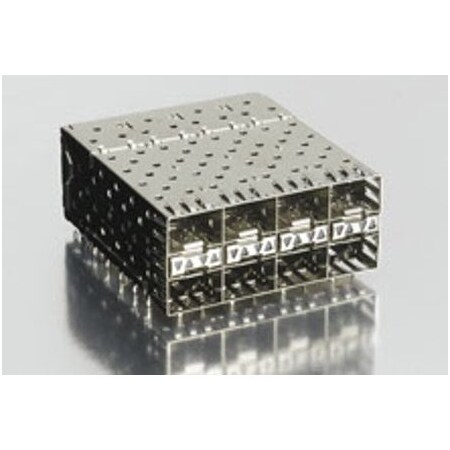 Molex Stacked Sfp 2X4 Assembly W/ Lp Medium 754505001